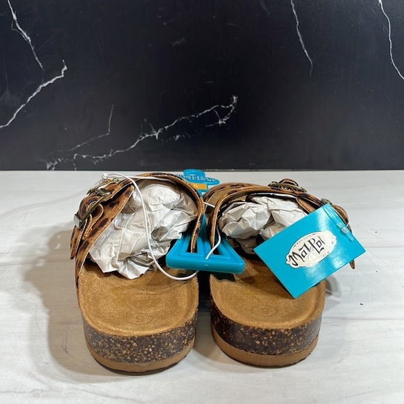 Mad Love Women’s Sandal Leopard sz 5 - Picture 3 of 8